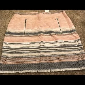 The Loft short fringed skirt New with Tags!